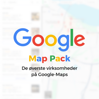 Google Map Pack. De øverste rangeret virksomheder på Google-Maps